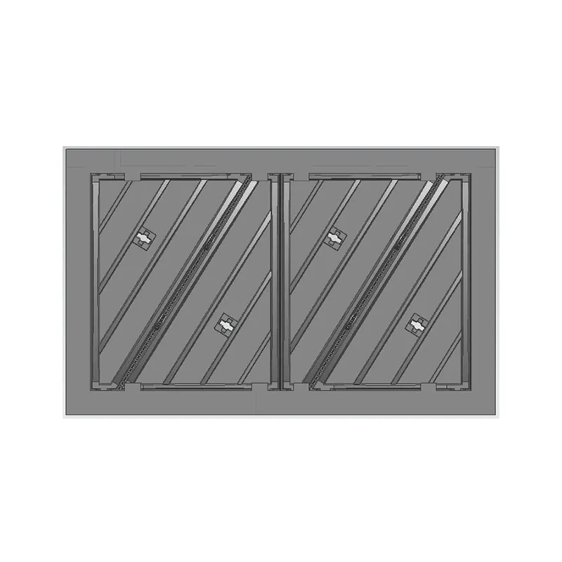 Шариковый чугун прямоугольная крышка скважины1