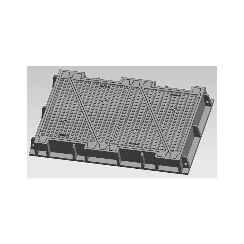 Шариковый чугун прямоугольная крышка скважины1