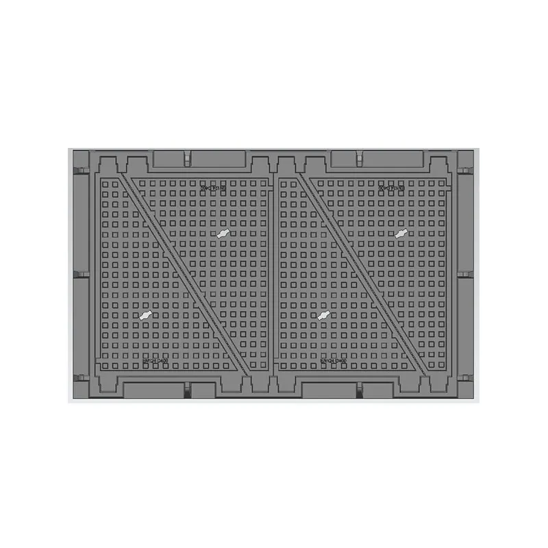 Шариковый чугун прямоугольная крышка скважины1
