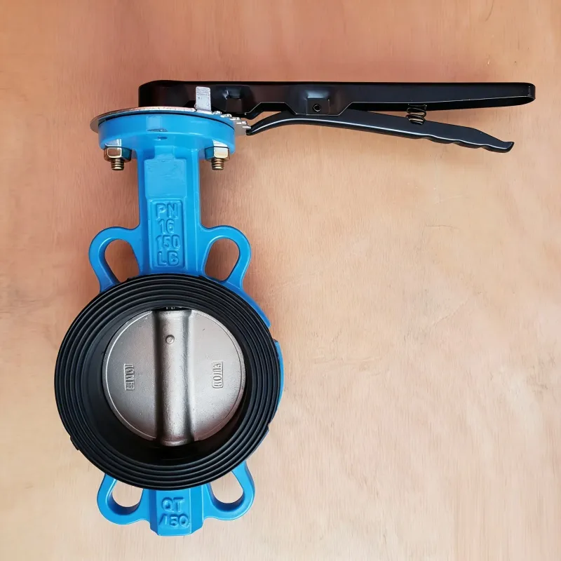 Дисковый затвор с рычажным управлением, межфланцевый