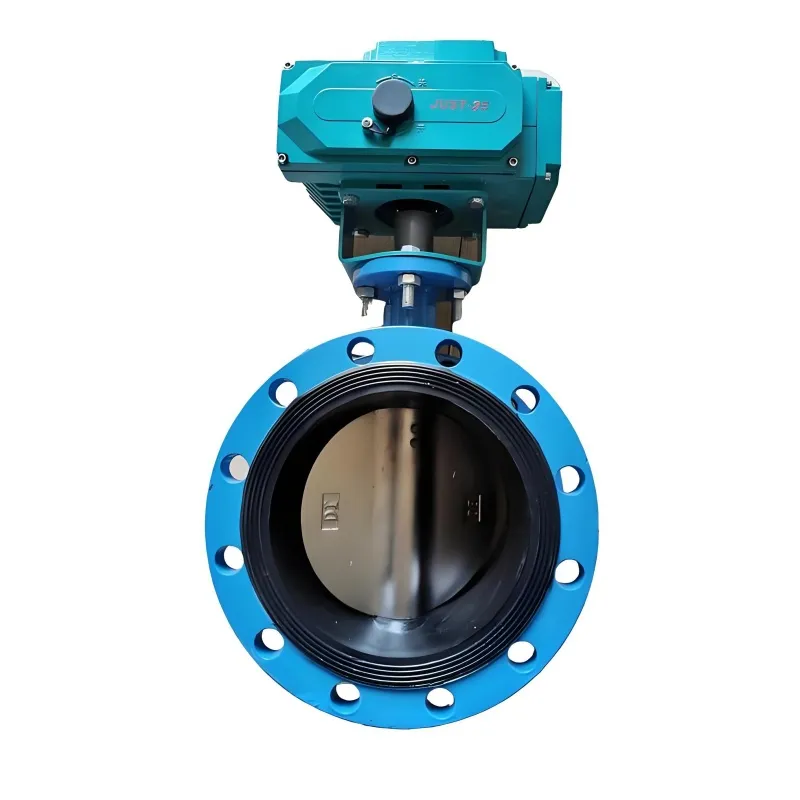 Дисковый затвор с электроприводом