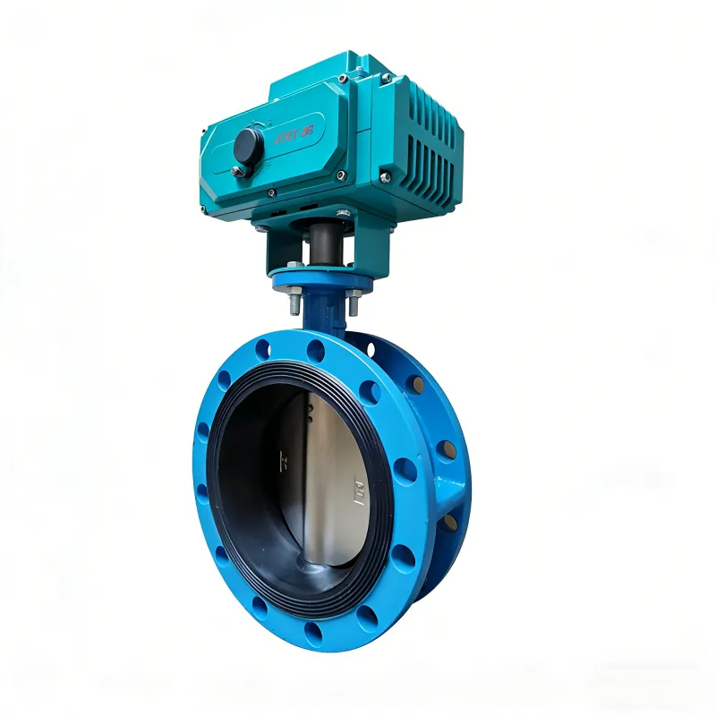 Дисковый затвор с электроприводом