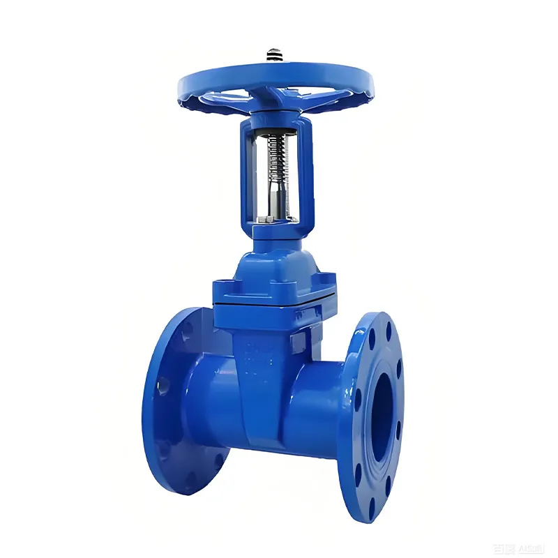 Затвор с выдвижным шпинделем и пружинным механизмом