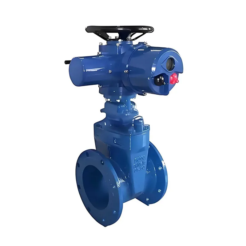 Затвор с электроприводом и мягким уплотнением