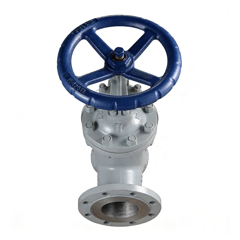 Затвор фланцевый с ручным управлением и выдвижным шпинделем, материал корпуса WCB