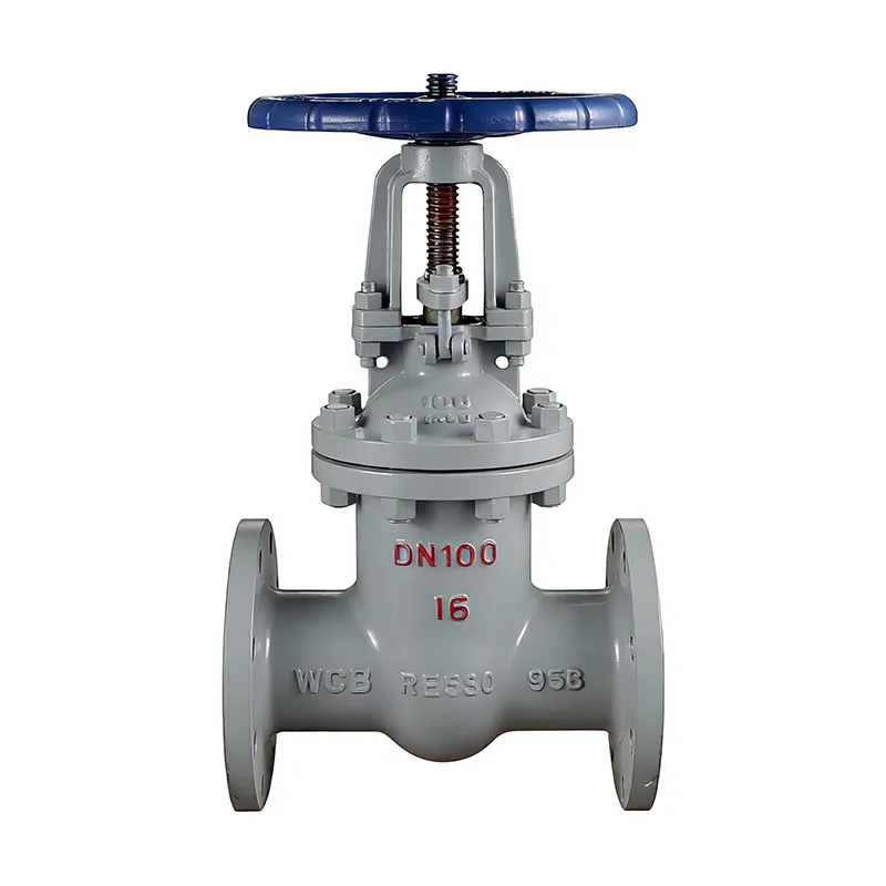 Затвор фланцевый с ручным управлением и выдвижным шпинделем, материал корпуса WCB