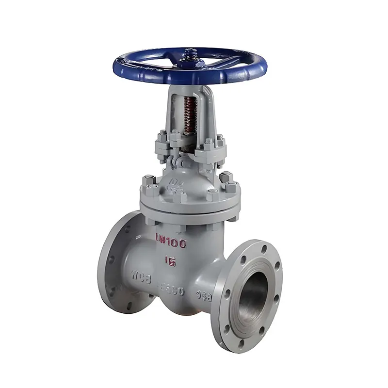 Затвор фланцевый с ручным управлением и выдвижным шпинделем, материал корпуса WCB