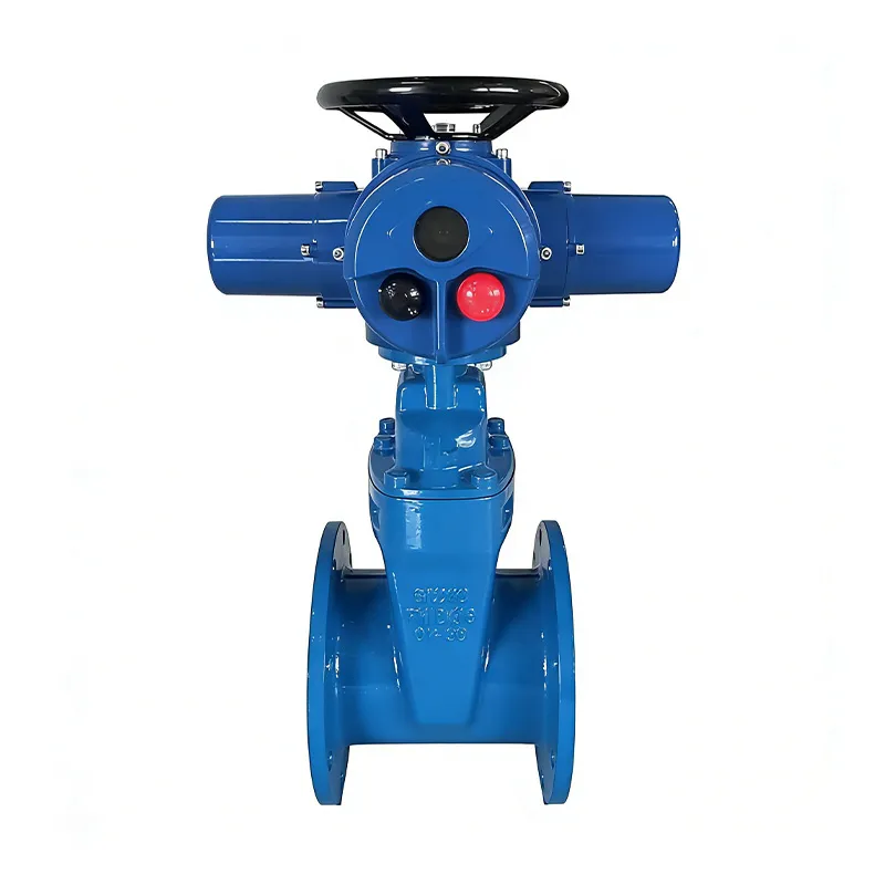 Затвор фланцевый с электроприводом