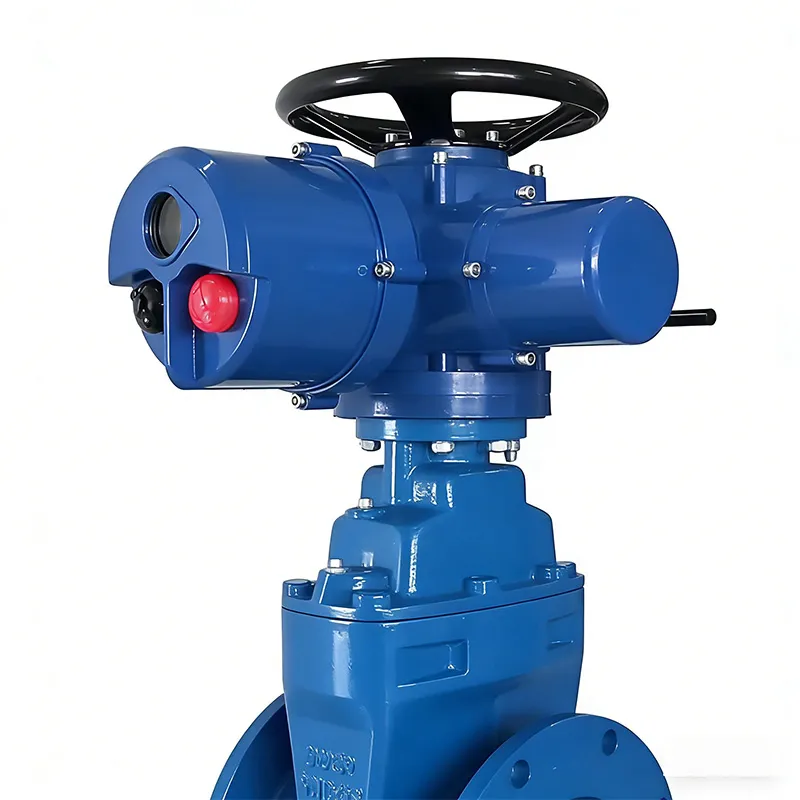 Затвор фланцевый с электроприводом