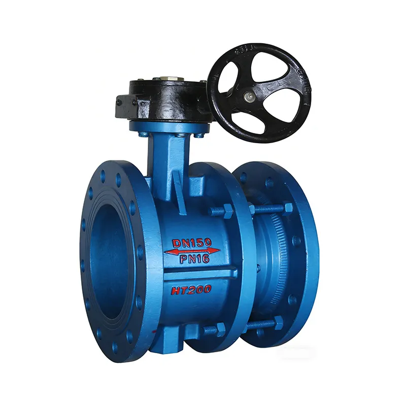 Кран шаровой фланцевый с ручным управлением