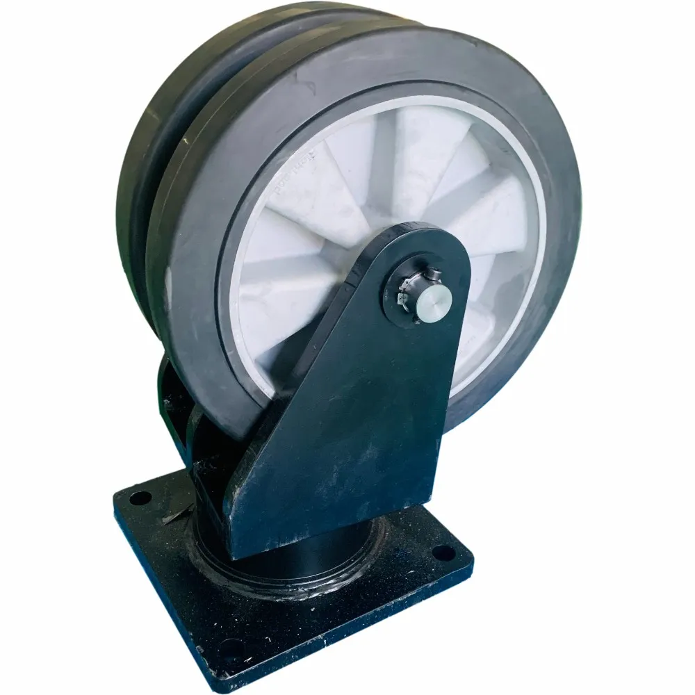 Роликовое колесо на 3000 кг с полиуретановым бандажом