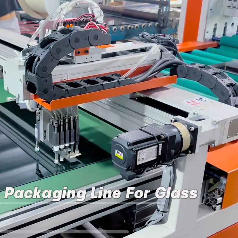 Внедрили автоматическую линию упаковки стекла!