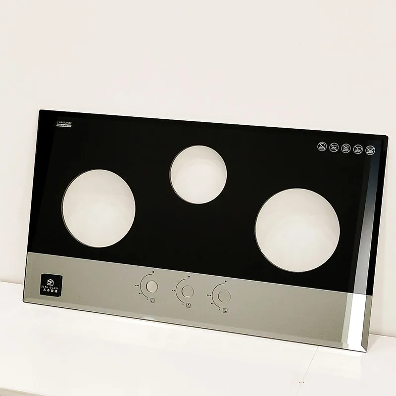 Высококачественная газовая варочная панель с закаленным стеклом Электрическая встроенная газовая плита с закаленным стеклом