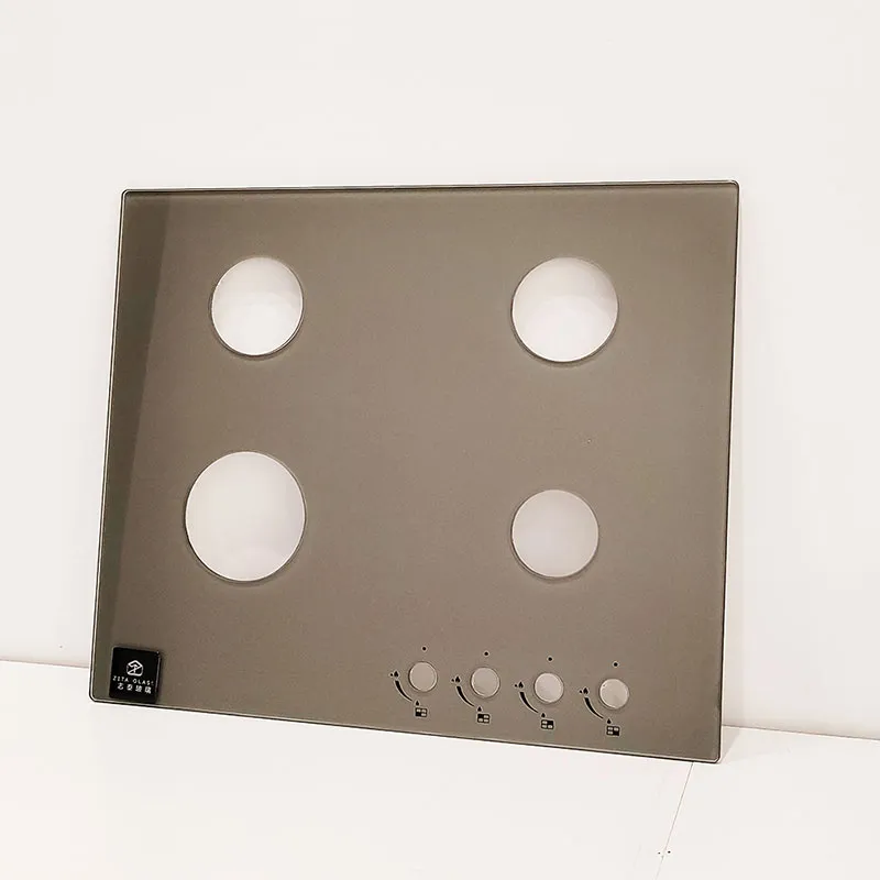 Закаленное стекло толщиной 3-12 мм для кухонных приборов Газовая плита Варочная панель Плоское закаленное стекло