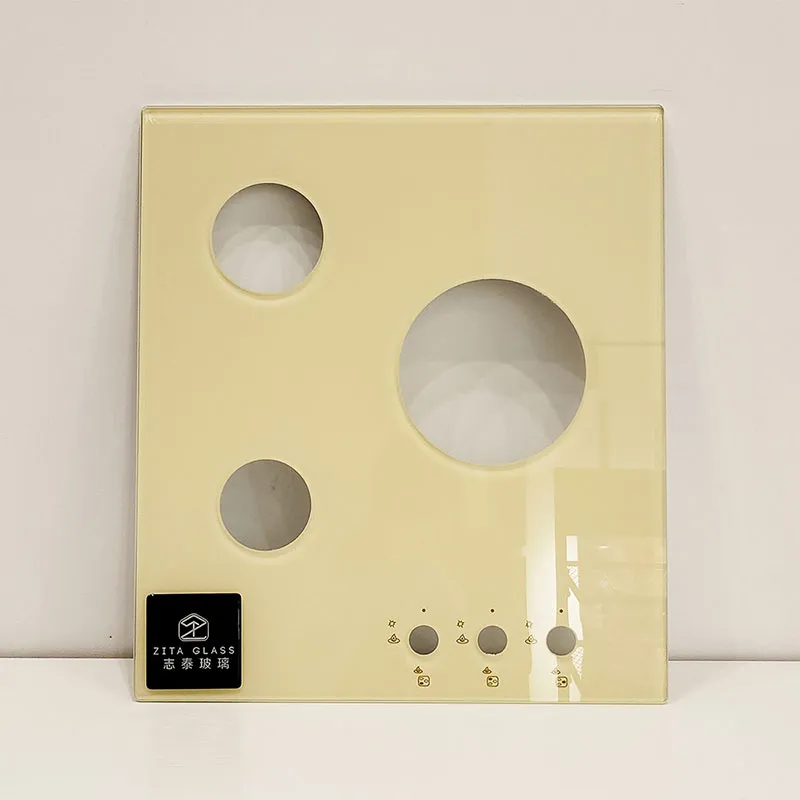 Прямые продажи от производителя Индивидуальный размер Термостойкие запасные части для газовой плиты с тремя конфорками Замена стекла для плиты