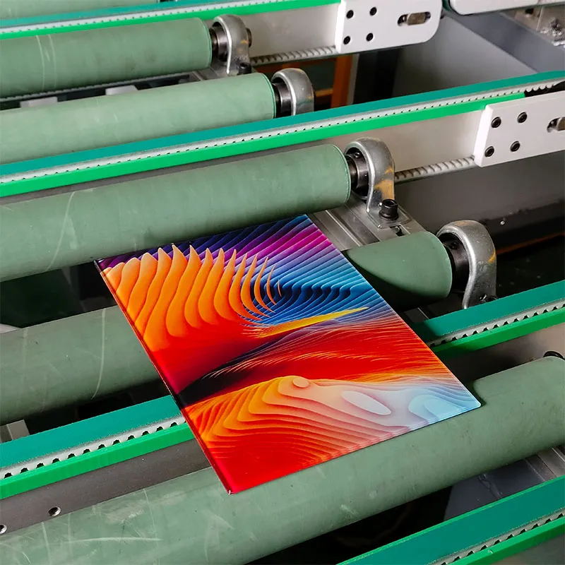 Высококачественные индивидуальные стеклянные панели для цифровой печати УФ-печатью Стеклянные панели для холодильников и морозильников Цифровая печать на стекле