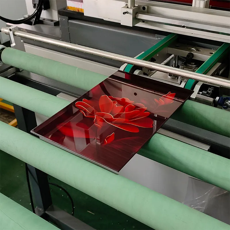 Бытовая техника Стеклянная панель холодильника Стекло с индивидуальным УФ-печатью или шелкографией Стекло для холодильников