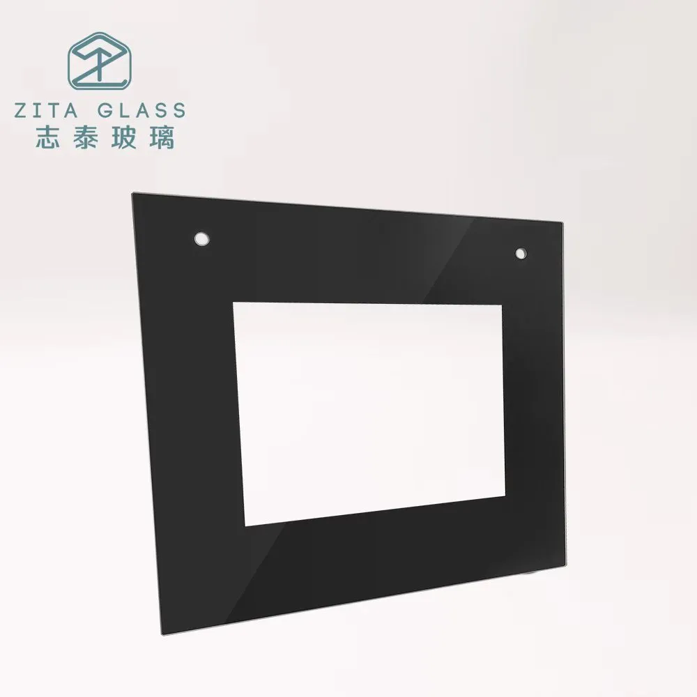 Оптовая продажа стеклянных аксессуаров для кухонной техники на заказ с покрытием Low E из закаленного стекла для двери микроволновой печи