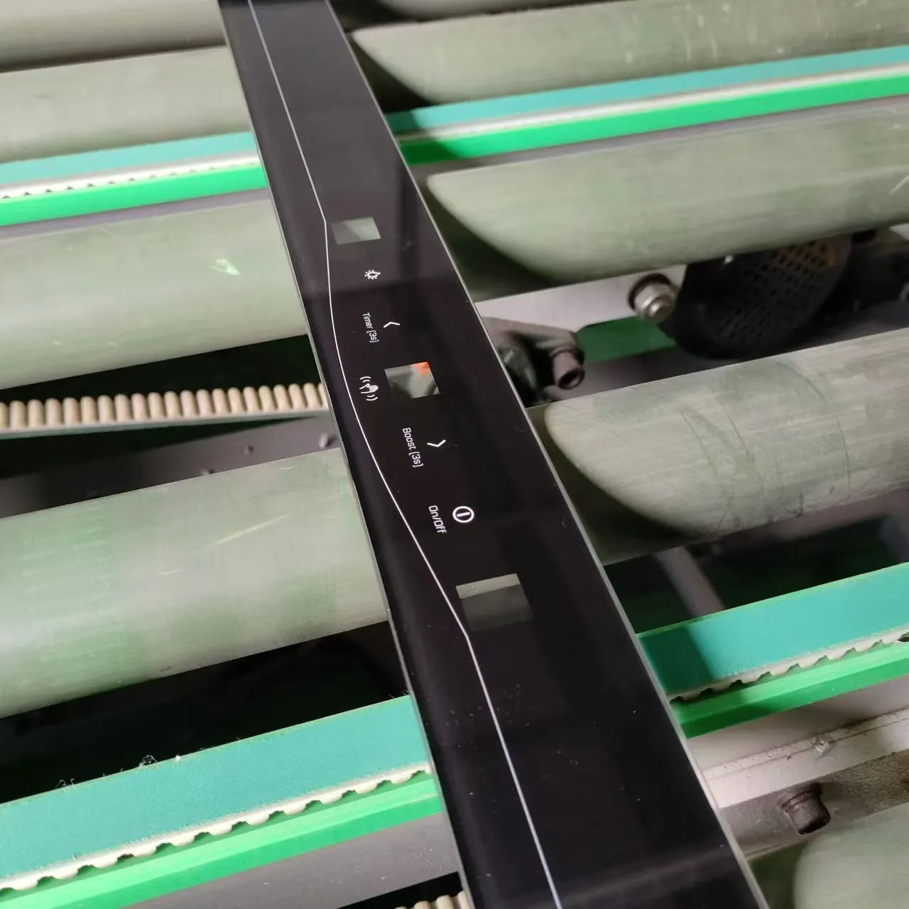 Аксессуар для кухонной техники Шелкография Стеклянный сенсорный переключатель Панель из закаленного стекла для духовки Диспенсер для воды