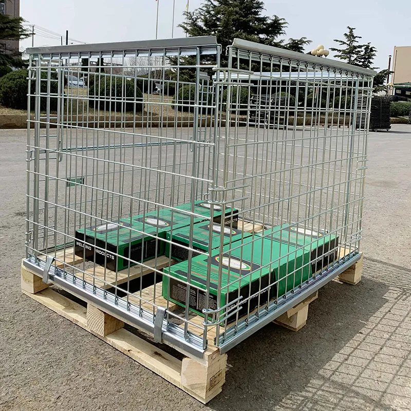 Контейнер-сетка на поддоне