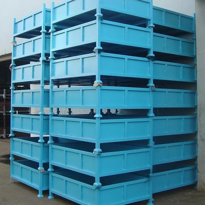 Металлический ящик-контейнер оборачиваемый с обшивкой