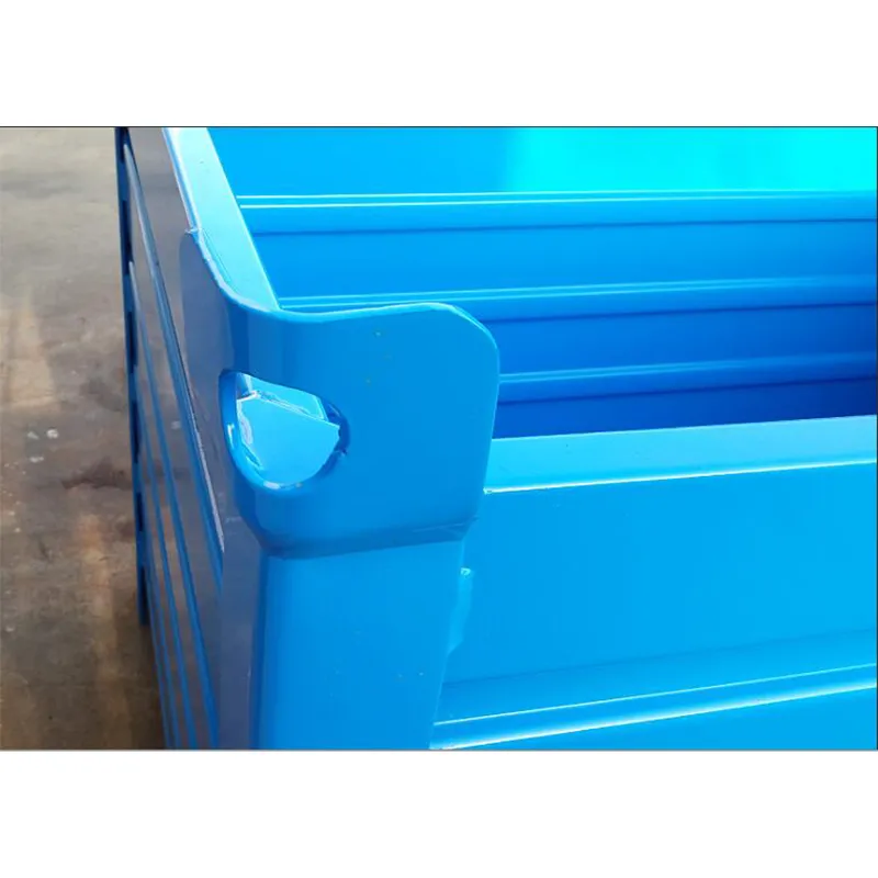 Металлический ящик-контейнер оборачиваемый с грузозахватными устройствами