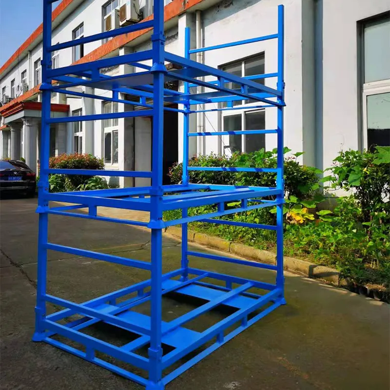 Стеллаж-контейнер металлический оборачиваемый для шин