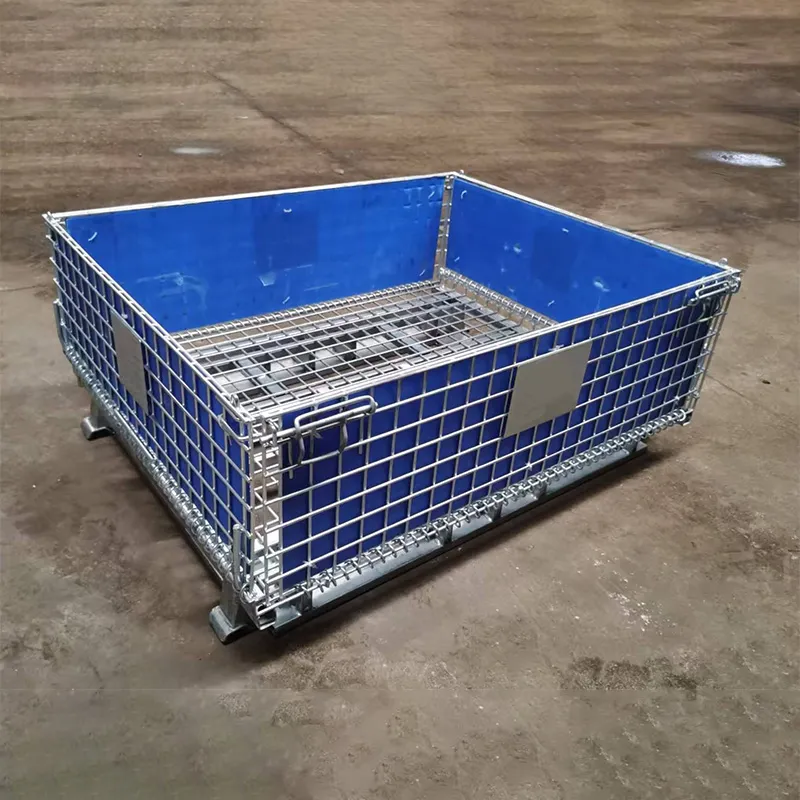 Сетчатые контейнеры: эффективный инструмент для повышения производительности склада и внедрения интеллектуального управления логистикой