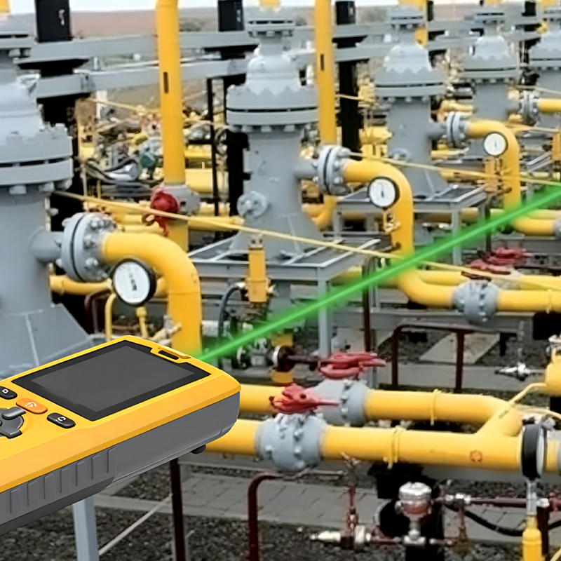 Портативный лазерный прибор дистанционного измерения газов