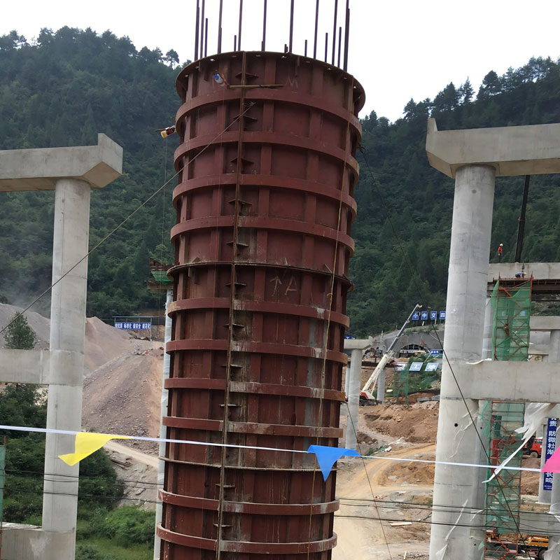 Стальные опалубки для цилиндрических колонн