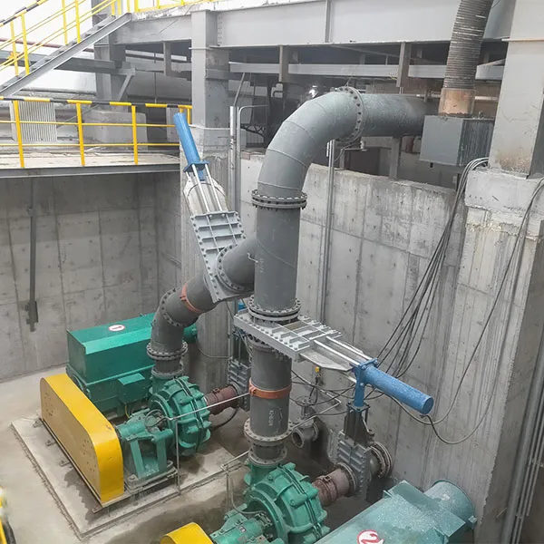 Трубопроводы для мембранных насосов и трубопроводы для процесса измельчения и сортировки на горнодобывающем предприятии Shanxi Zijin Mining