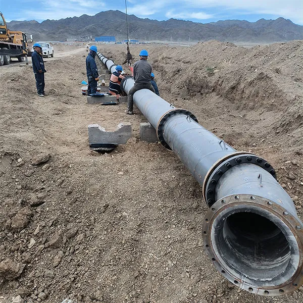 Казахстан, рудник вольфрама Jettsu, трубы из литого камня DN450-4600 метров