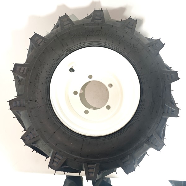 Шина с камерой и ёлочным протектором 22×9.00-10