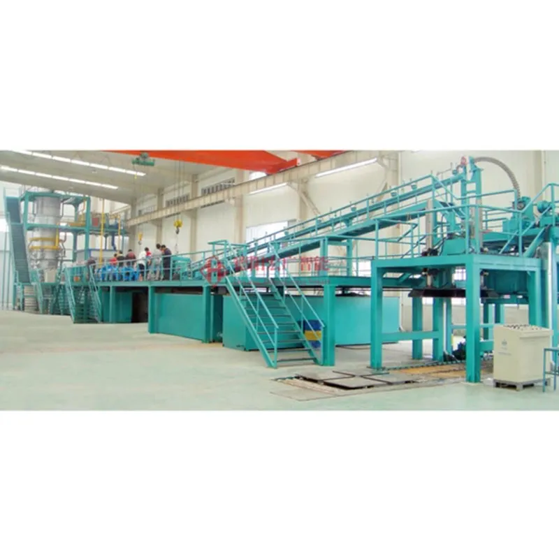 Линия непрерывного литья и проката медной катанки