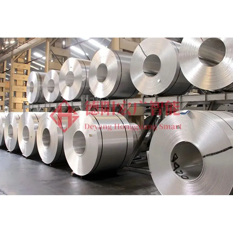 Четырёхвалковый нереверсивный стан холодной прокатки алюминиевой ленты