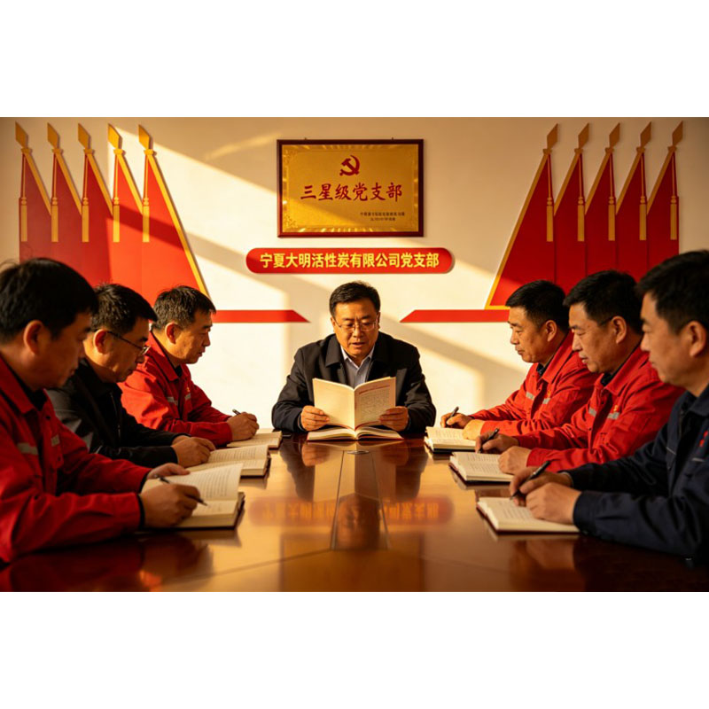 Партийное строительство является руководящим принципом качественного развития: партийные ячейки Daming с активированным углем имеют трехзвездочный рейтинг.