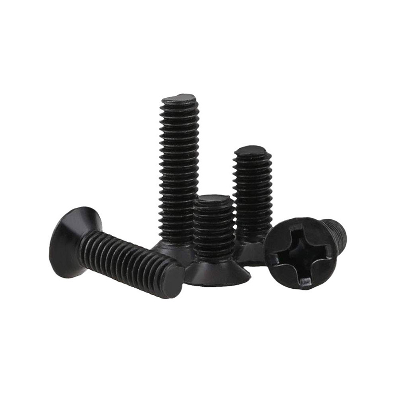 Винт с потайной головкой и крестообразным шлицем