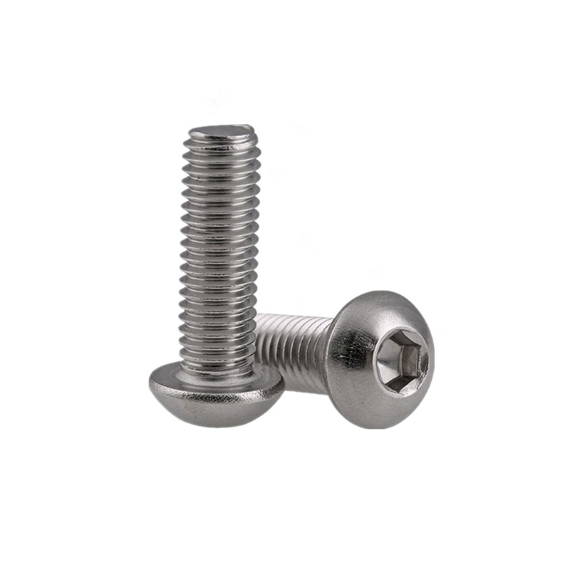 Винт с полукруглой головкой и шестигранным углублением ISO 7380