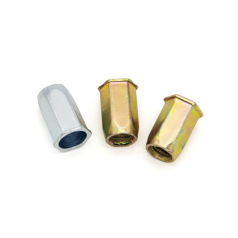 Заклепочная гайка с мелкой головкой и полным шестигранником