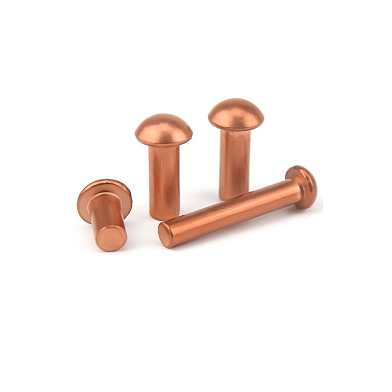 Заклёпки с полукруглой головкой сплошные