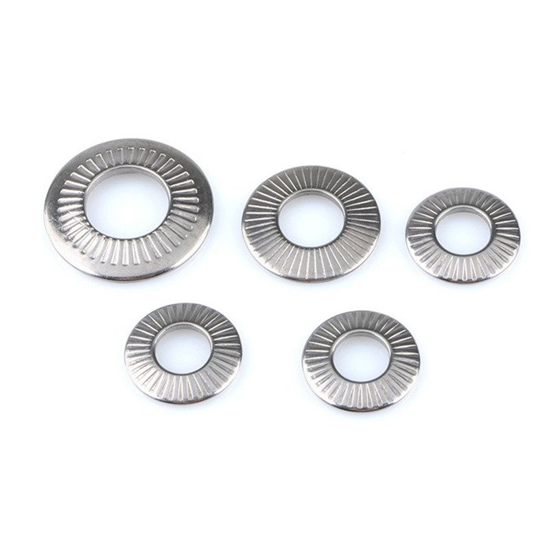 Шайба пружинная коническая с насечкой NFE25-511