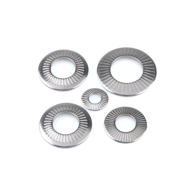 Шайба пружинная коническая с насечкой NFE25-511