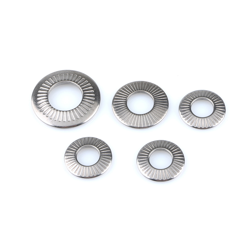 Шайба пружинная коническая с насечкой NFE25-511