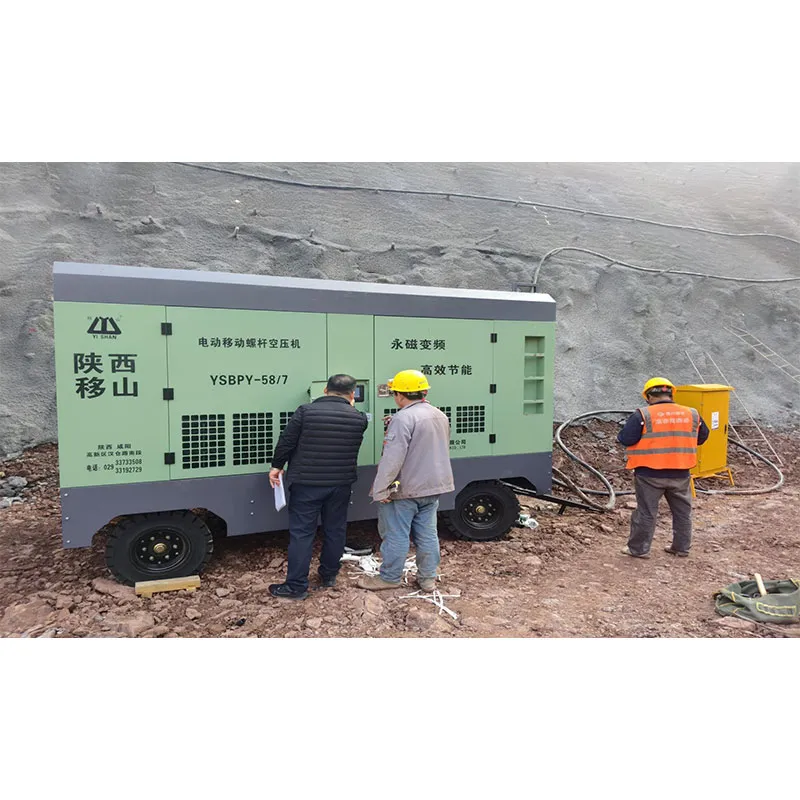 Туннельный воздушный компрессор с постоянным ма...