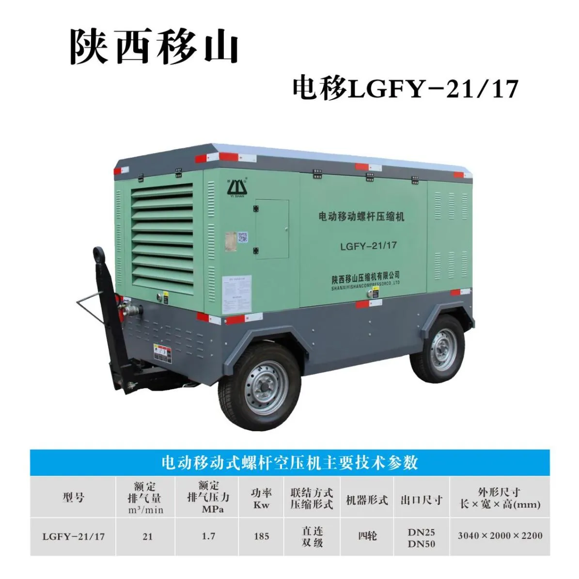 Мобильные электрические воздушные компрессоры среднего и высокого давления становятся универсальным инструментом в инженерной сфере
