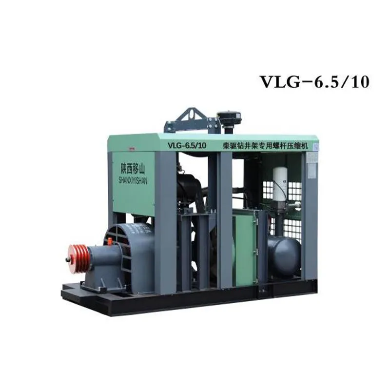 Специализированный автоматический винтовой компрессор для буровых вышек с дизельным приводом
