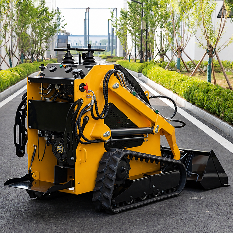 HSS-360-T (гусеничный сверхкомпактный мини-погрузчик с бортовым поворотом и площадкой для оператора стоя)