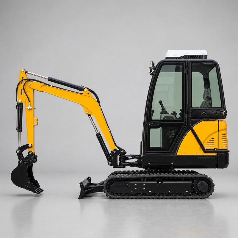 HSE-30 (тяжёлый мини-экскаватор массой 3,0 т с полностью закрытой кабиной и двигателем Kubota D1105 мощностью 29,5 л.с.)