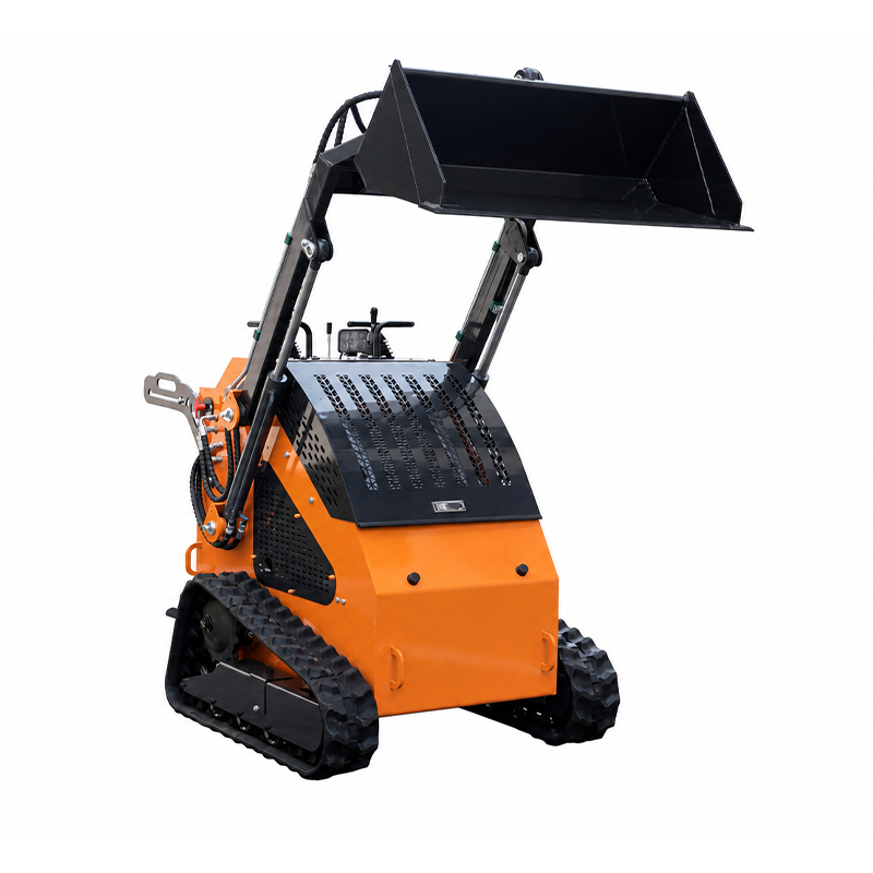 HSS-460-T (гусеничный мини-погрузчик с бортовым поворотом и площадкой для оператора стоя, двухцилиндровый, с повышенным тяговым усилием)