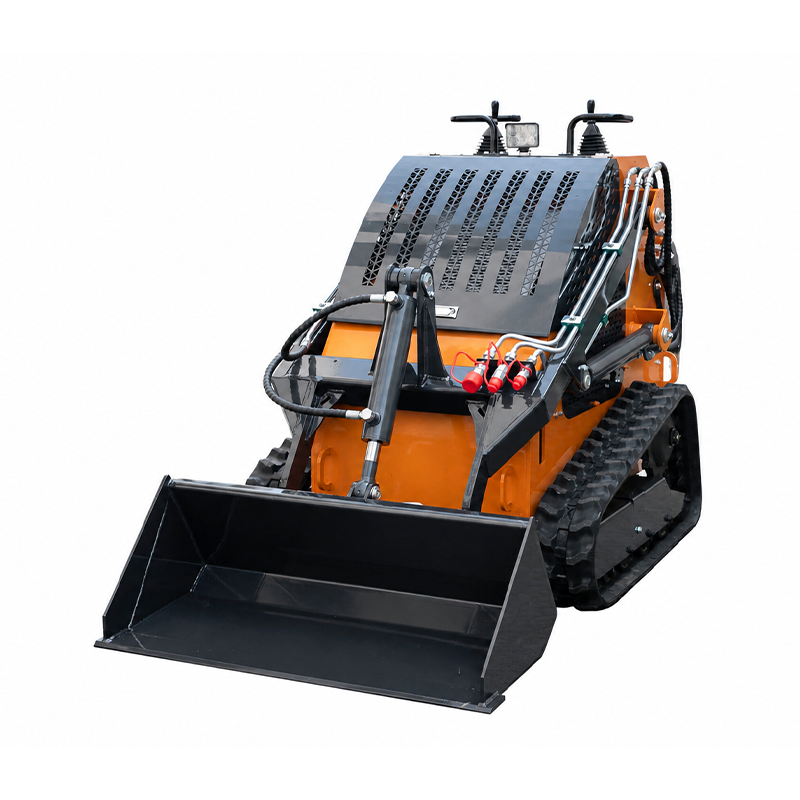 HSS-460-T (гусеничный мини-погрузчик с бортовым поворотом и площадкой для оператора стоя, двухцилиндровый, с повышенным тяговым усилием)
